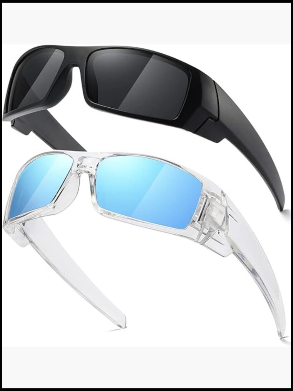 Polarized Wrap Around Sunglasses for Sports Driving Fishing - Picture 1 of 7